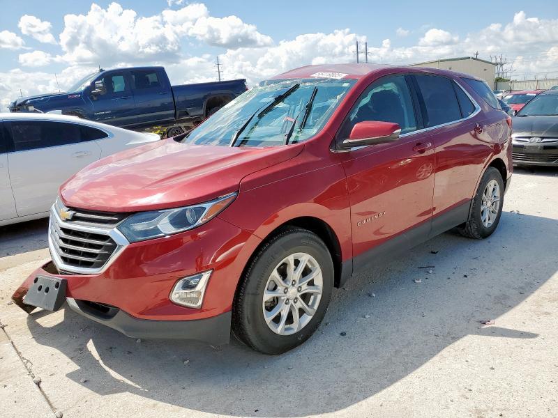 CHEVROLET EQUINOX LT 2019 burgundy  gas 3GNAXKEV9KL201912 photo #1