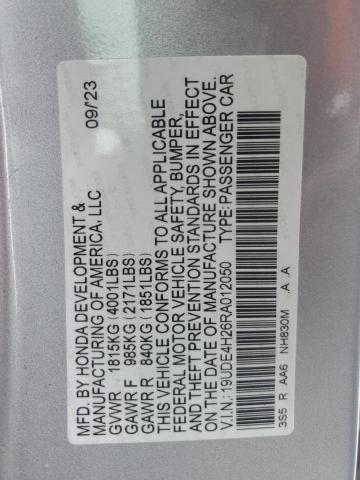 2024 ACURA INTEGRA - 19UDE4H26RA012050