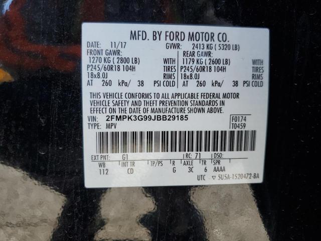 2018 FORD EDGE SE - 2FMPK3G99JBB29185