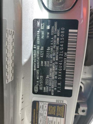 2020 KIA OPTIMA EX 5XXGU4L12LG415080