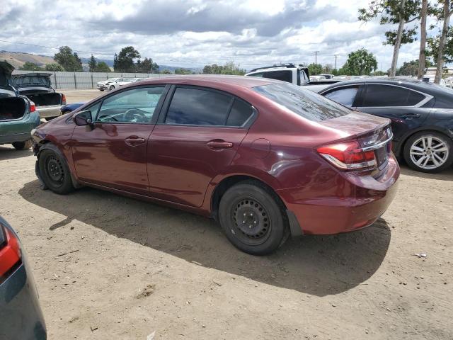 Vin: 19xfb2f53fe205962, lot: 56917705, honda civic lx 20152