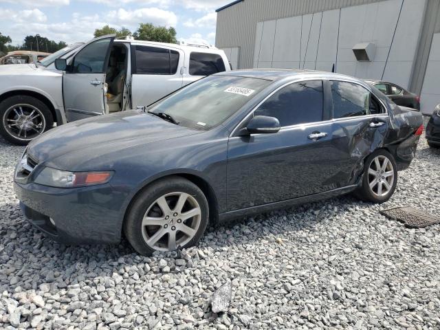 ACURA TSX 2005 gray sedan 4d gas JH4CL95815C015554 photo #1