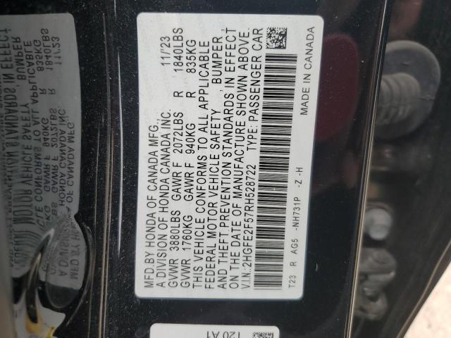 2024 HONDA CIVIC SPOR - 2HGFE2F57RH528722