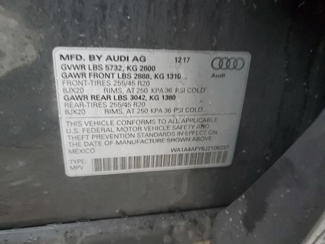 2018 AUDI SQ5 PREMIU WA1A4AFY6J2106237