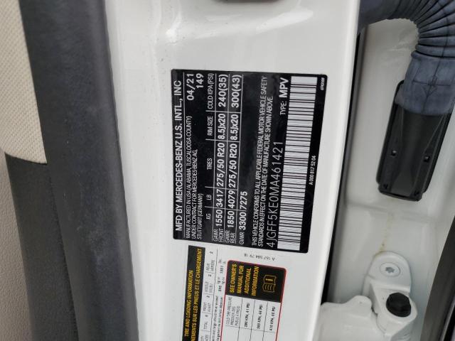 2021 MERCEDES-BENZ GLS 450 4M 4JGFF5KE0MA461421