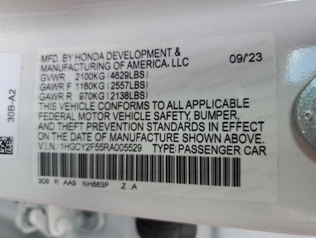 2024 HONDA ACCORD HYB - 1HGCY2F55RA005529