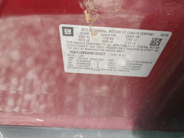 2017 GMC TERRAIN SL - 2GKFLUEKXH6123427