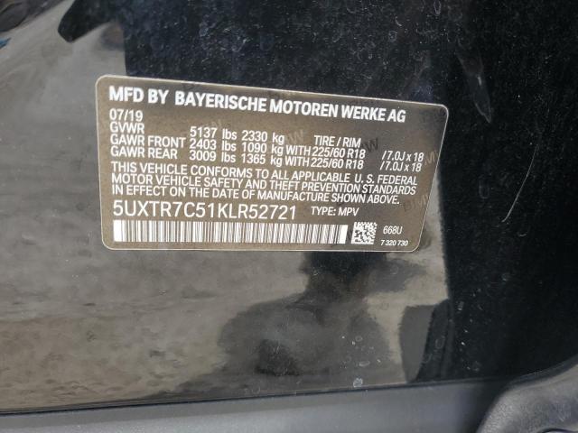 2019 BMW X3 SDRIVE3 - 5UXTR7C51KLR52721
