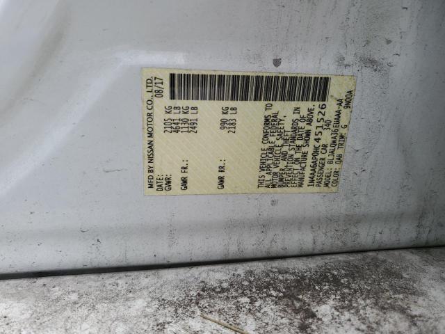 2017 NISSAN MAXIMA 3.5 - 1N4AA6AP0HC451526