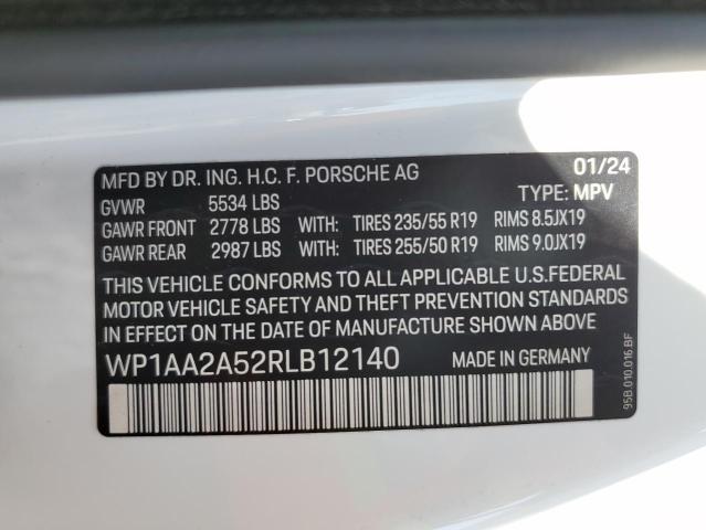 2024 PORSCHE MACAN BASE WP1AA2A52RLB12140