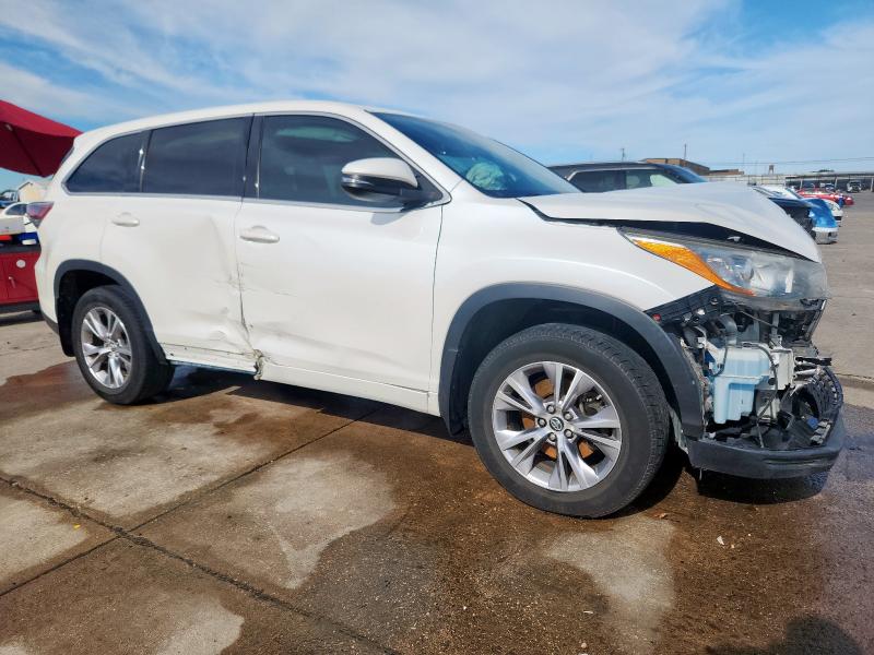 Vin: 5tdzkrfh7gs180538, lot: 57595505, toyota highlander le 20164