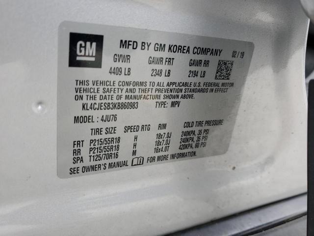 2019 BUICK ENCORE PRE - KL4CJESB3KB860983