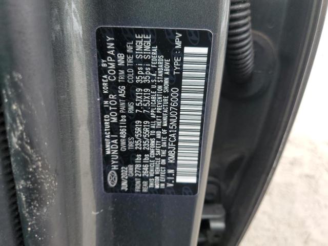 2022 HYUNDAI TUCSON SEL - KM8JFCA15NU076000