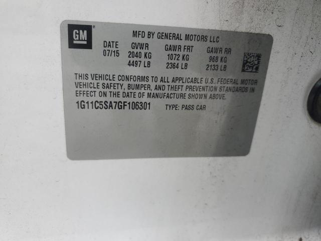 2016 CHEVROLET MALIBU LIM - 1G11C5SA7GF106301