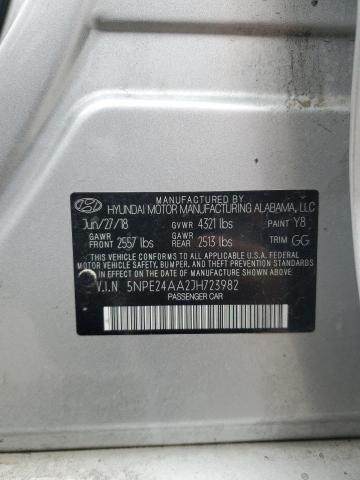 2018 HYUNDAI SONATA ECO - 5NPE24AA2JH723982