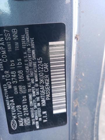 2019 HYUNDAI VELOSTER B - KMHTG6AF3KU012245
