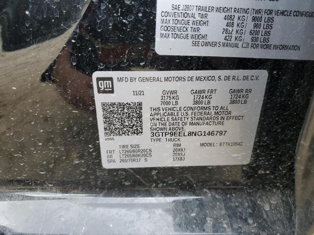 2022 GMC SIERRA LIM - 3GTP9EEL8NG146797