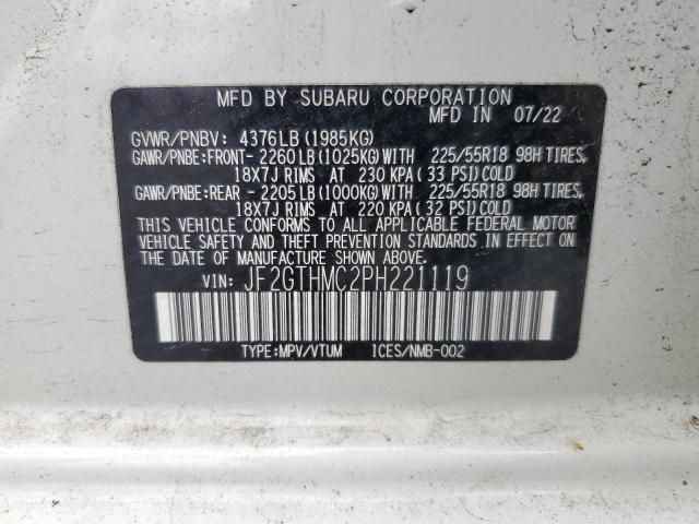 2023 SUBARU CROSSTREK - JF2GTHMC2PH221119