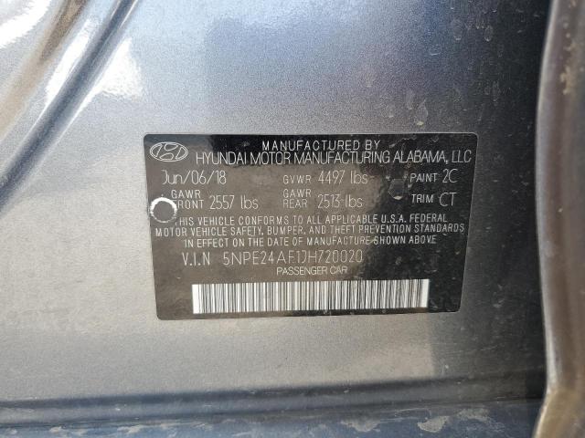 2018 HYUNDAI SONATA SE 5NPE24AF1JH720020