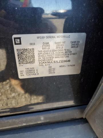 2020 GMC ACADIA SLT 1GKKNULS7LZ119649