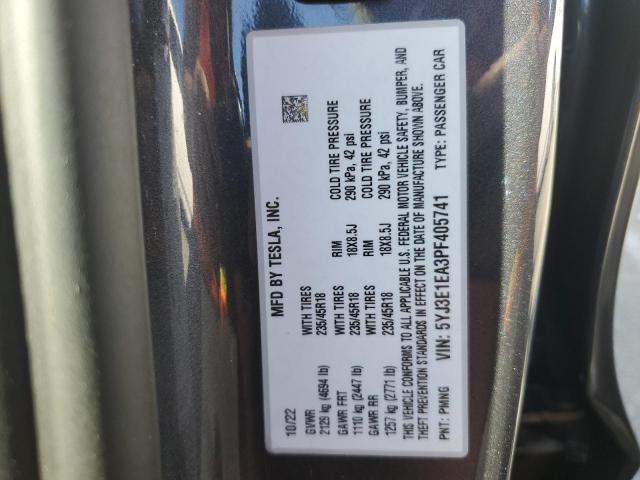 2023 TESLA MODEL 3 - 5YJ3E1EA3PF405741