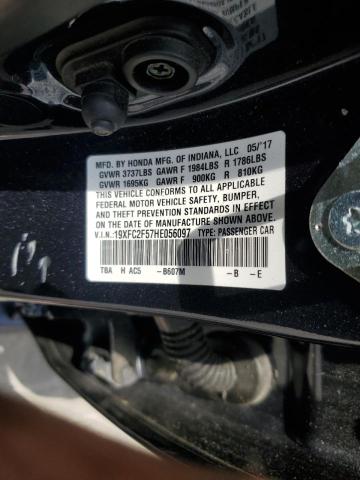 2017 HONDA CIVIC LX - 19XFC2F57HE056097