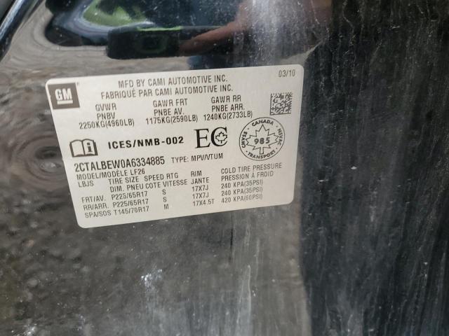 2010 GMC TERRAIN SL - 2CTALBEW0A6334885
