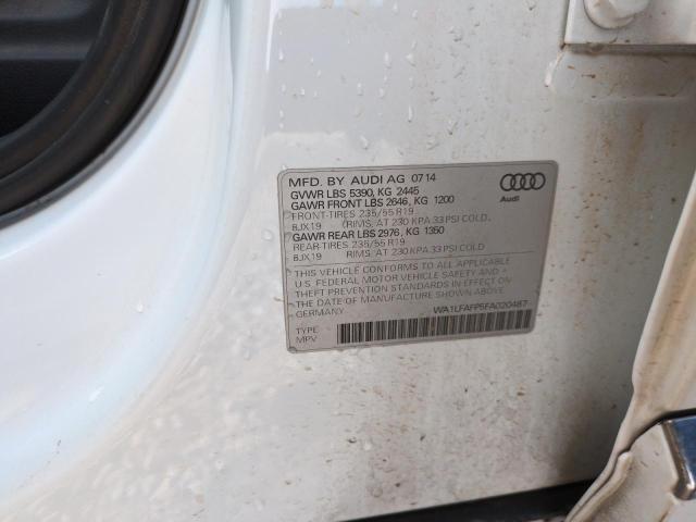 2015 AUDI Q5 PREMIUM - WA1LFAFP5FA020487