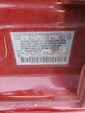 2022 NISSAN SENTRA SV - 3N1AB8CV7NY207795