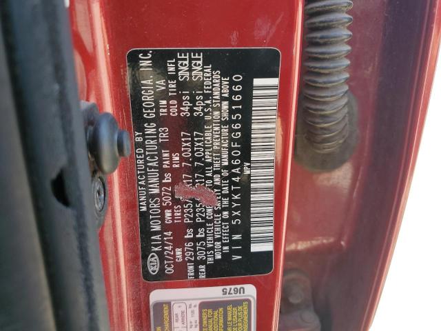 2015 KIA SORENTO LX - 5XYKT4A60FG651660