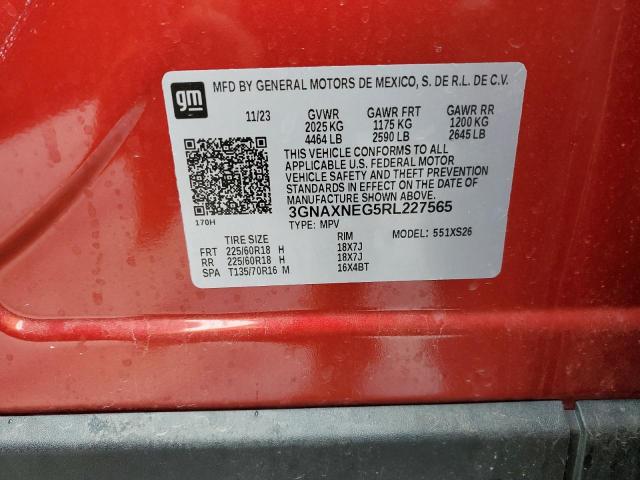 2024 CHEVROLET EQUINOX PR - 3GNAXNEG5RL227565