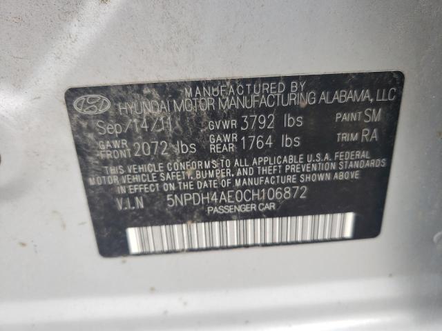 2012 HYUNDAI ELANTRA GL - 5NPDH4AE0CH106872