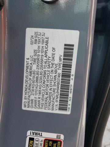 2024 HONDA ODYSSEY EL 5FNRL6H94RB037460