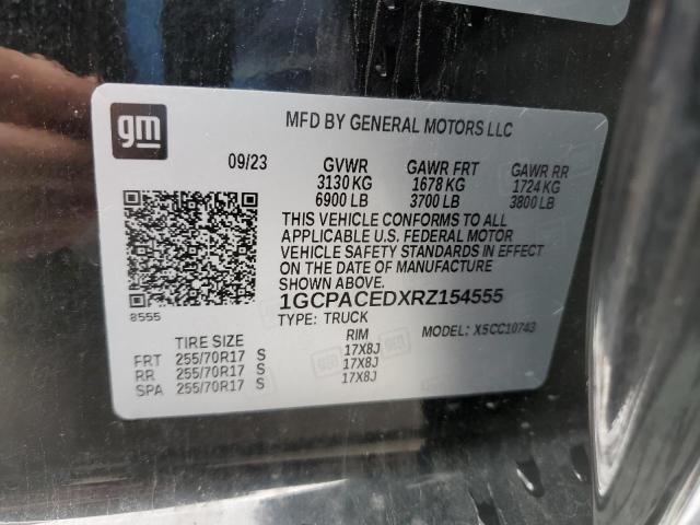 2024 CHEVROLET SILVERADO - 1GCPACEDXRZ154555