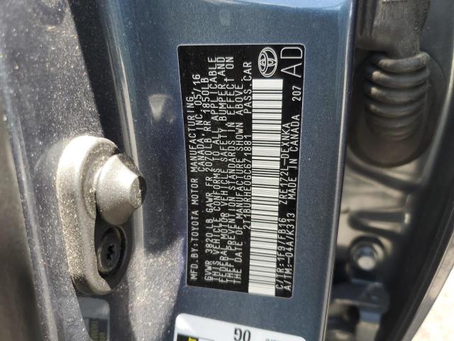 2016 TOYOTA COROLLA L - 2T1BURHE0GC671881