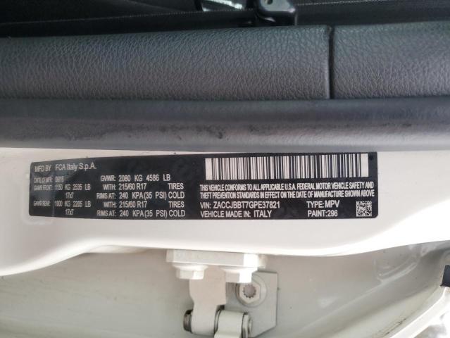 2016 JEEP RENEGADE L - ZACCJBBT7GPE37821