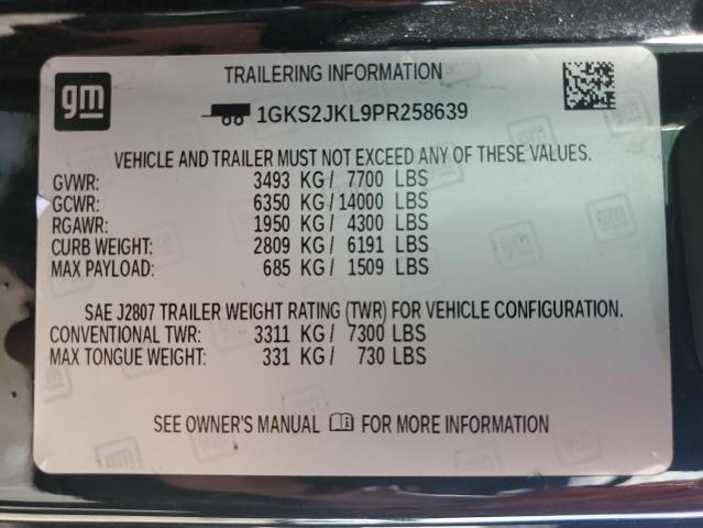 2023 GMC YUKON XL DENALI 1GKS2JKL9PR258639