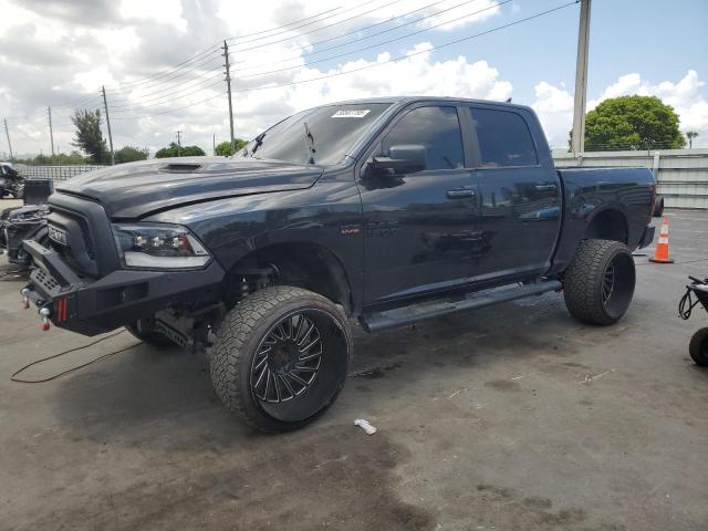 RAM 1500 REBEL 2016 black  gas 1C6RR7YT0GS336788 photo #1