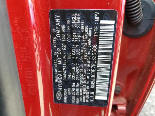 2024 HYUNDAI TUCSON SEL - KM8JBCDE7RU336686