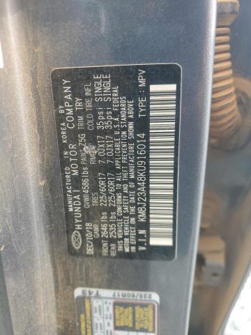2019 HYUNDAI TUCSON SE - KM8J23A48KU916014