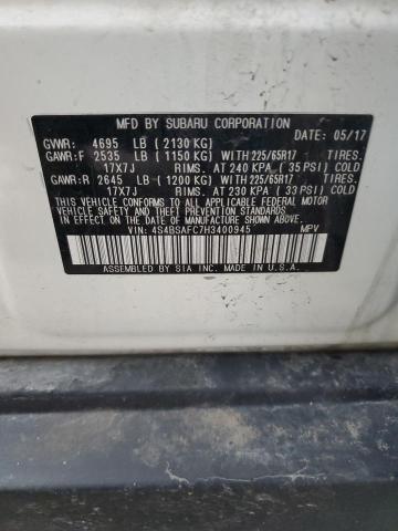 2017 SUBARU OUTBACK 2. - 4S4BSAFC7H3400945