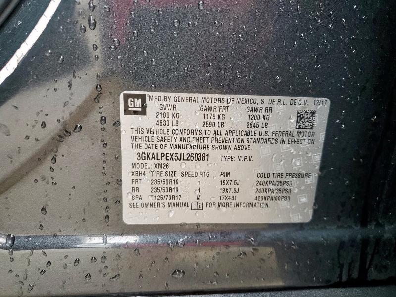2018 GMC TERRAIN SL - 3GKALPEX5JL260381