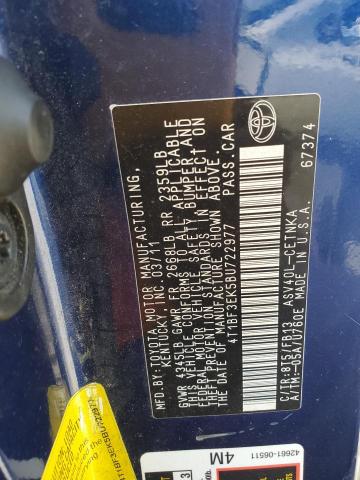 2011 TOYOTA CAMRY BASE - 4T1BF3EK5BU722977