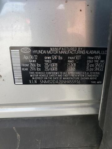 2022 HYUNDAI SANTA FE S - 5NMS2DAJ5NH455936