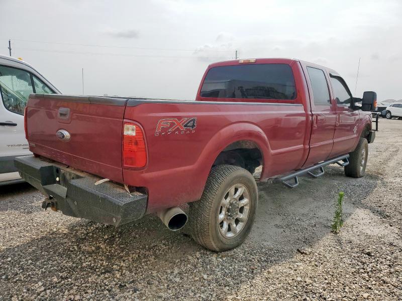 FORD F350 SUPER 2016 maroon  diesel 1FT8W3BT3GED10781 photo #4