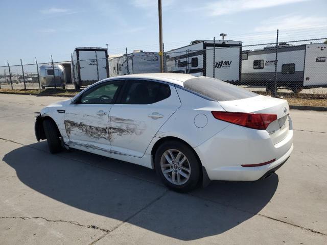KIA OPTIMA LX 2011 white  gas KNAGM4A79B5134028 photo #3