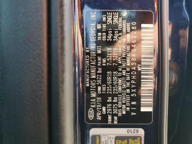 2019 KIA SORENTO EX - 5XYPHDA58KG462280