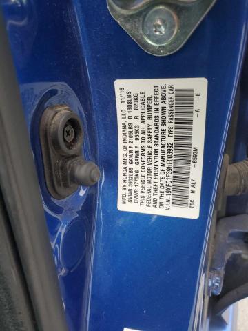 2017 HONDA CIVIC EX - 19XFC1F39HE003992