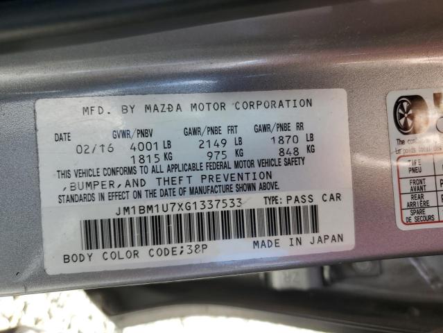 2016 MAZDA 3 SPORT JM1BM1U7XG1337533