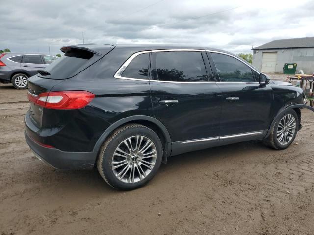 Vin: 2lmtj8lr3gbl54588, lot: 58298715, lincoln mkx reserve 20163